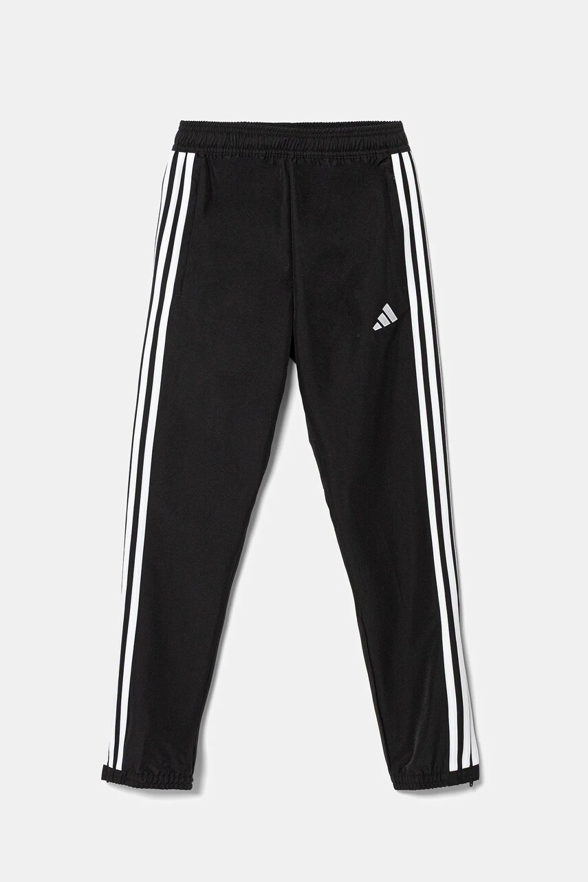 adidas Performance pantaloni de trening pentru copii culoarea negru, cu imprimeu, JD0635