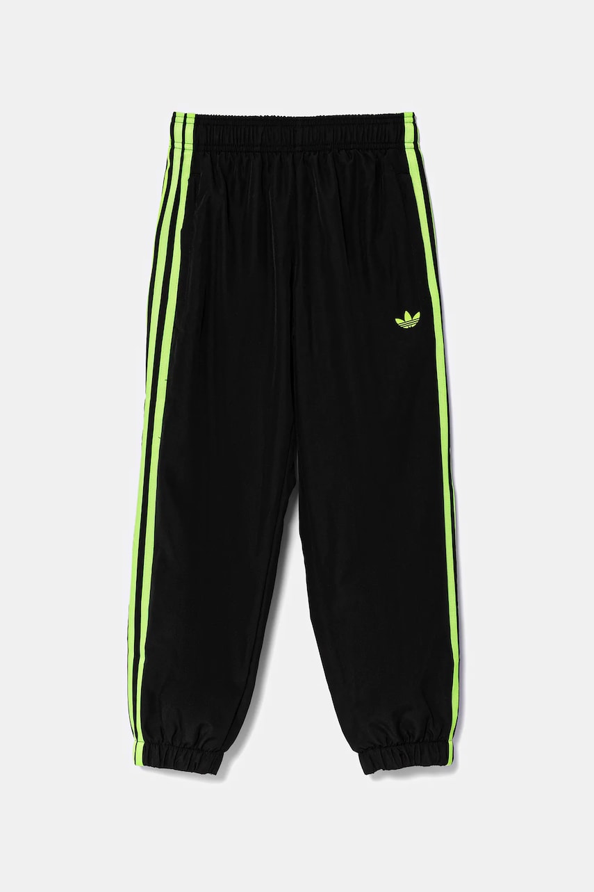 adidas Originals pantaloni de trening pentru copii culoarea negru, cu imprimeu, JV7794