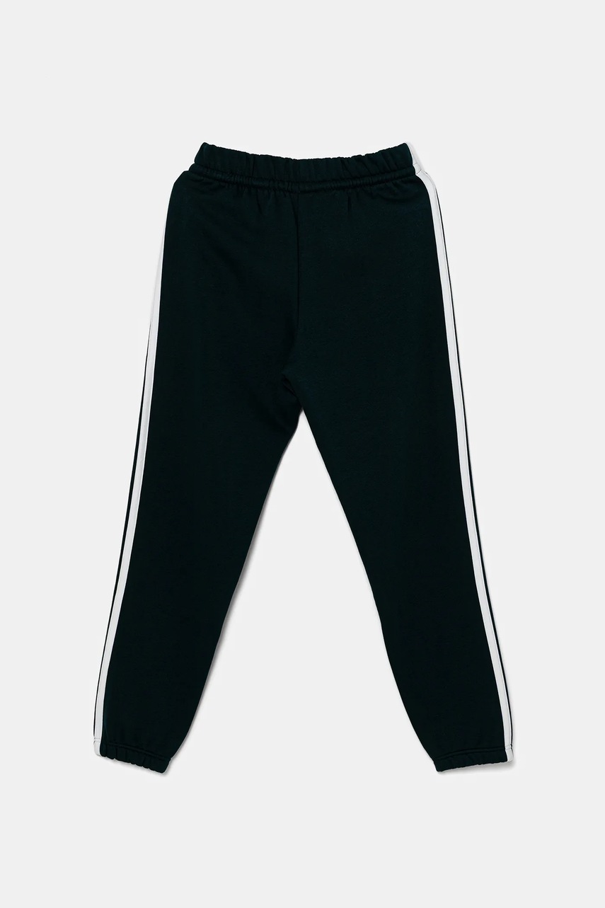 Детские спортивные штаны adidas цвет зелёный с аппликацией JW3406