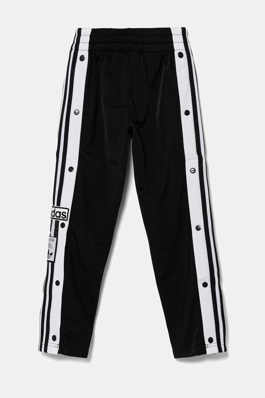 Levně Dětské tepláky adidas Originals černá barva, s aplikací, JX1091