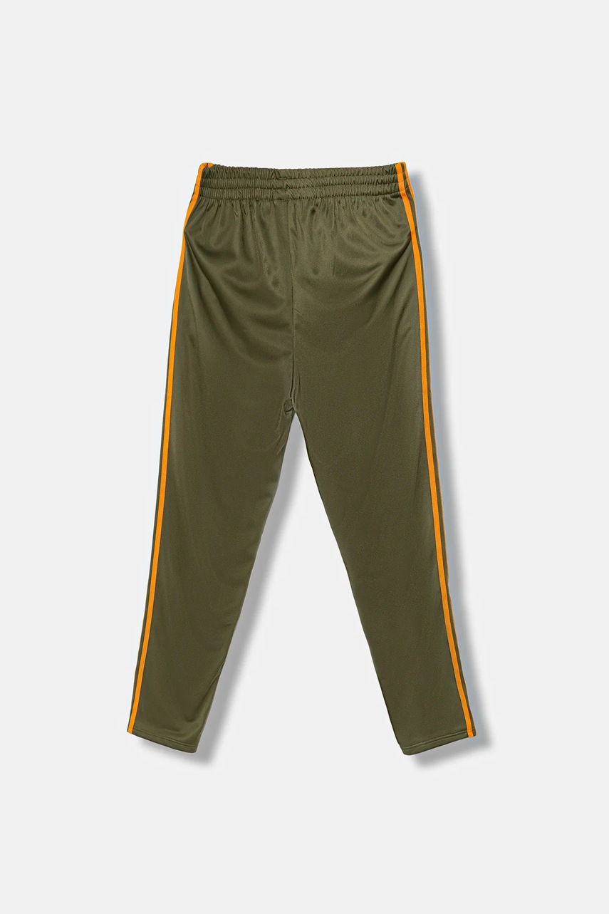 Детские спортивные штаны adidas Originals цвет зелёный с аппликацией JZ4079