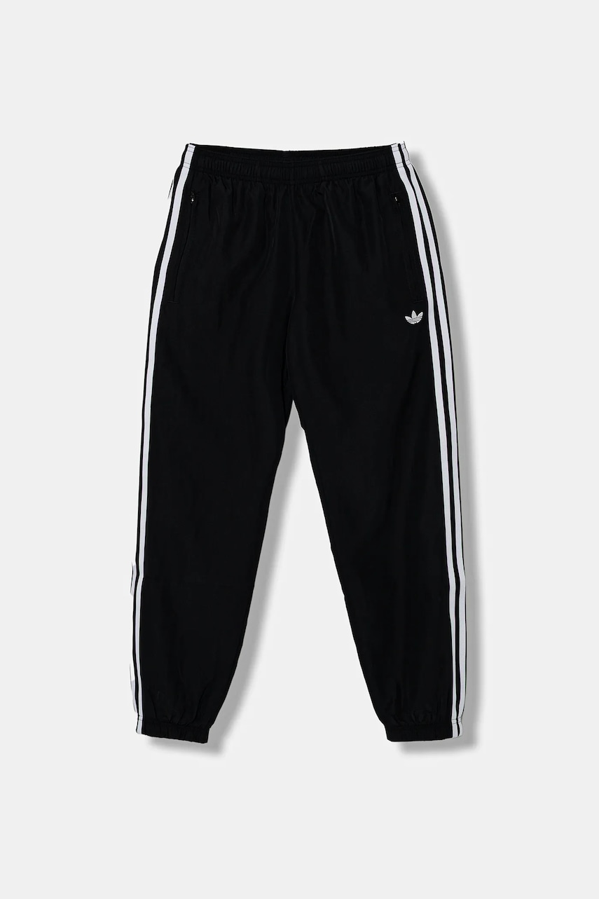 Levně Dětské tepláky adidas Originals černá barva, s aplikací, KC5058