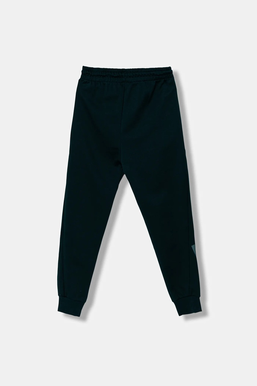 Детские спортивные штаны adidas цвет зелёный с принтом JW2430