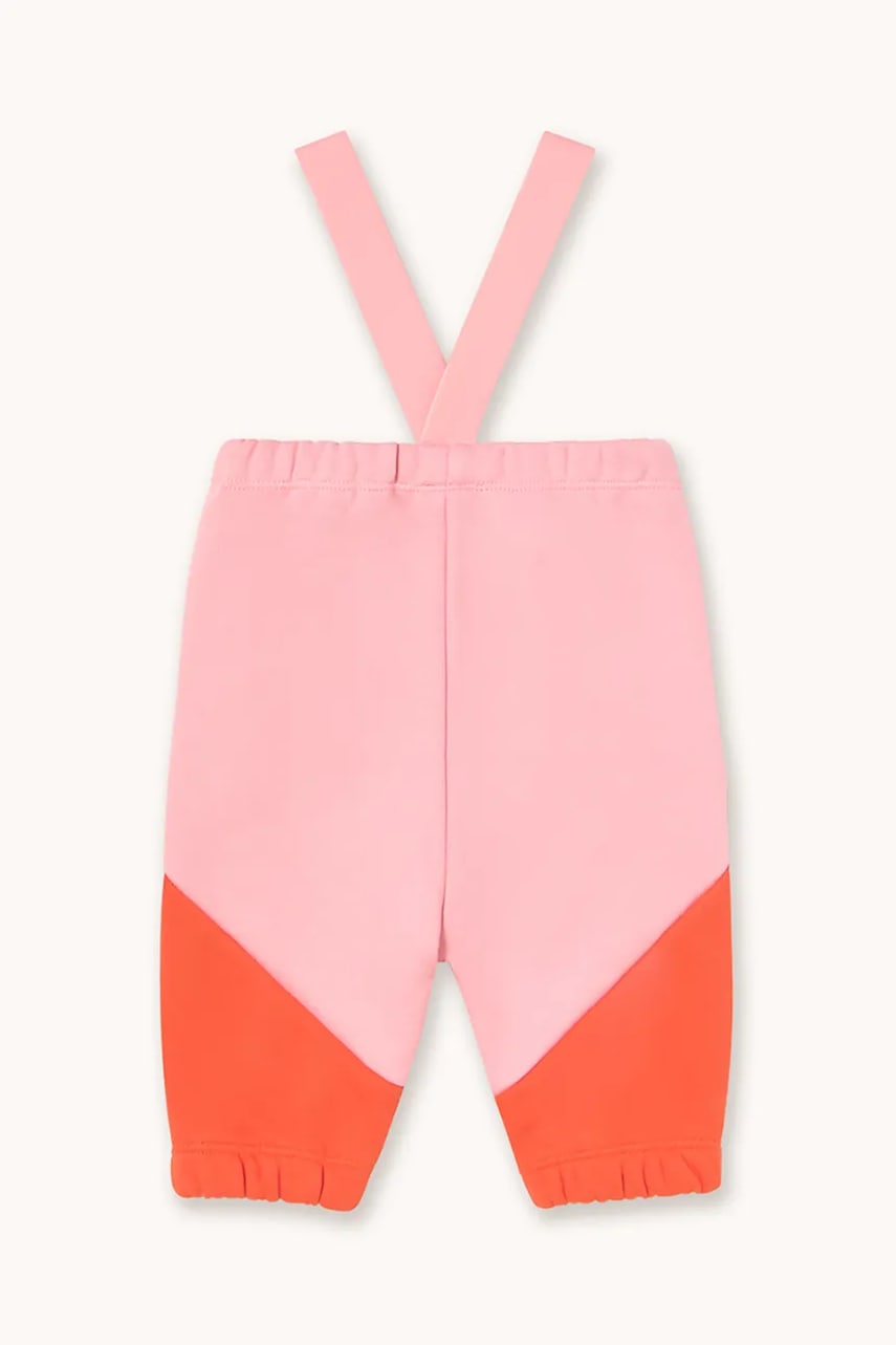 Дитячі спортивні штани Tinycottons TINY COLOR BLOCK BABY SWEATPANT колір рожевий AW25-278 Дитячі спортивні штани Tinycottons TINY COLOR BLOCK BABY SWEATPANT колір рожевий AW25-278