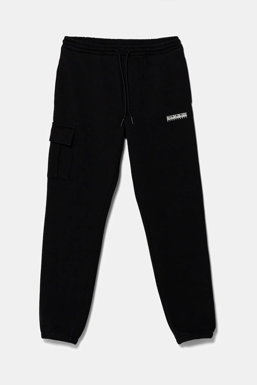 Napapijri pantaloni de trening pentru copii M-INOT culoarea negru, uni, NP0A891G9411