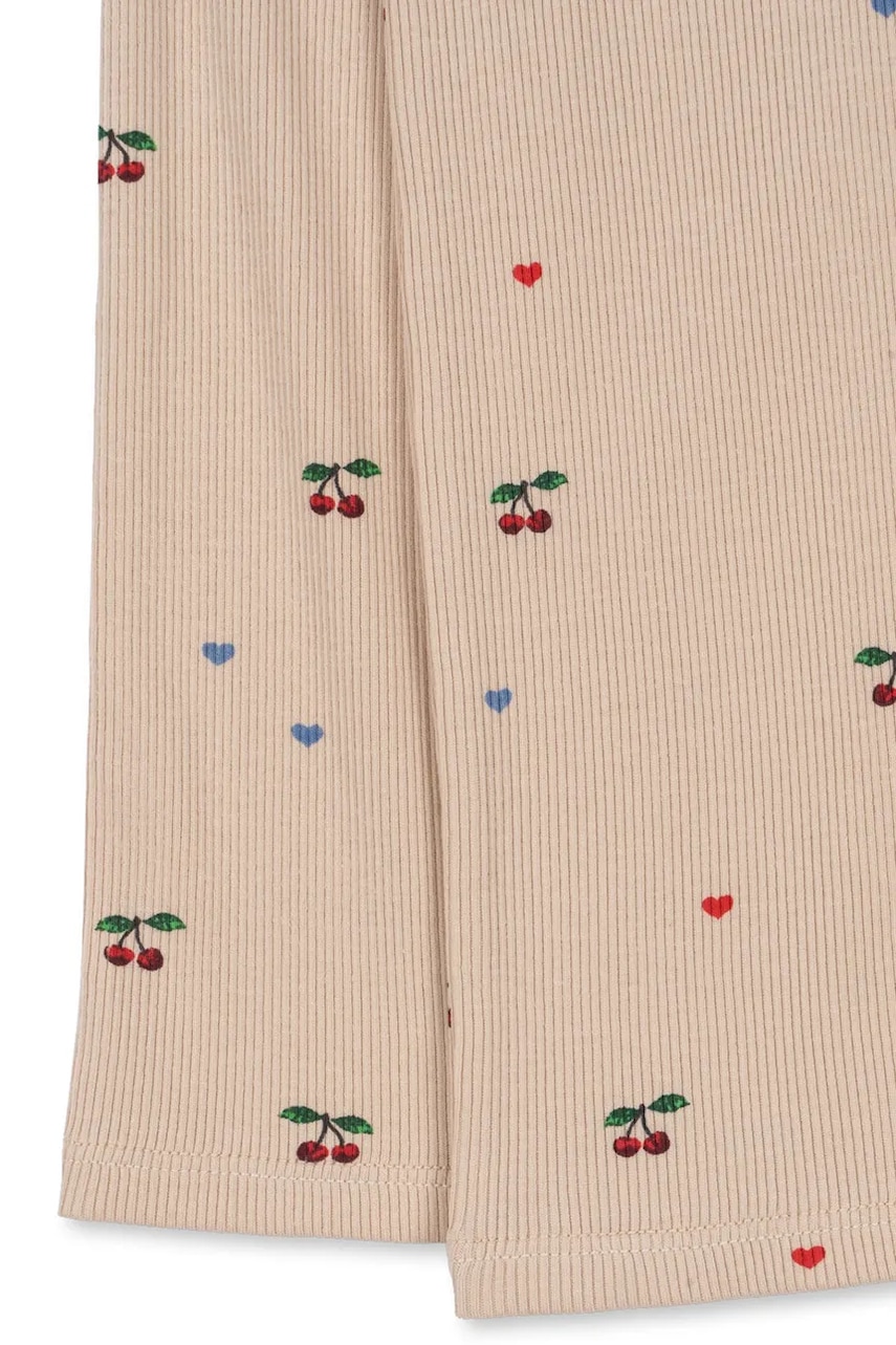Detské bavlnené nohavice Konges Sløjd ELLA PANTS GOTS