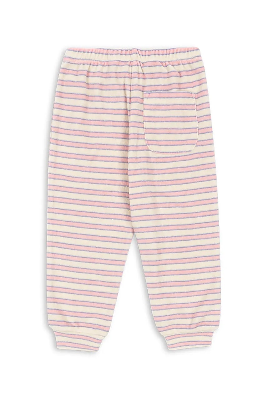 Детские спортивные штаны с хлопком Konges Sløjd ITTY SWEAT PANTS GOTS цвет розовый узор KS103830 Детские спортивные штаны с хлопком Konges Sløjd ITTY SWEAT PANTS GOTS цвет розовый узор KS103830