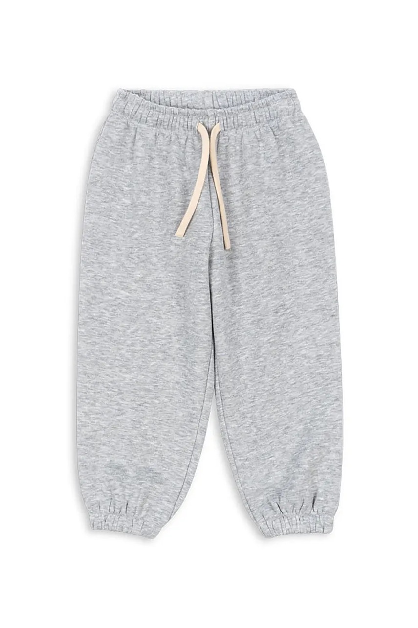 Levně Dětské kalhoty Konges Sløjd LOU SWEAT PANTS OCS šedá barva, KS103867