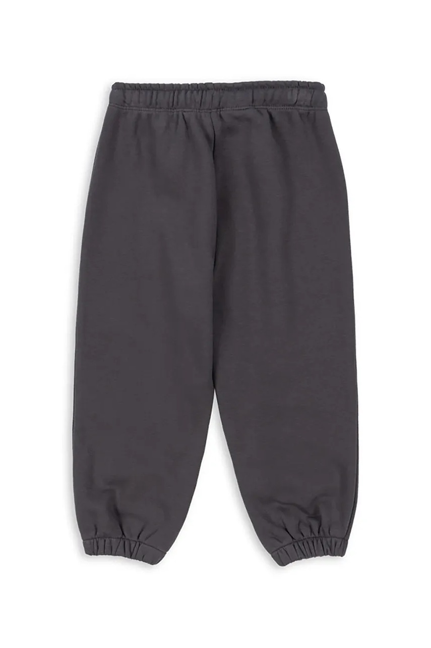 Детские брюки Konges Sløjd LOU SWEAT PANTS OCS цвет серый однотонные KS103867