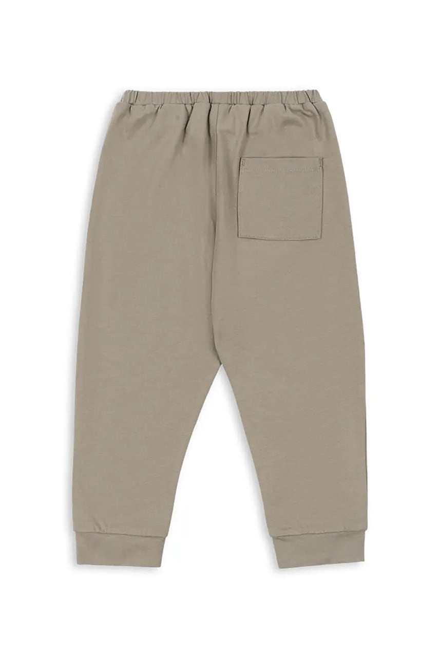 Детские хлопковые штаны Konges Sløjd DREY PANTS GOTS цвет зелёный однотонные KS103784 Детские хлопковые штаны Konges Sløjd DREY PANTS GOTS цвет зелёный однотонные KS103784