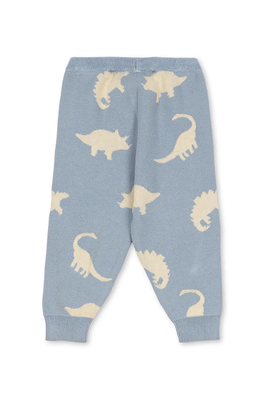 Детские хлопковые брюки Konges Sløjd LAPIS KNIT PANTS GOTS цвет серый узор KS103855 Детские хлопковые брюки Konges Sløjd LAPIS KNIT PANTS GOTS цвет серый узор KS103855