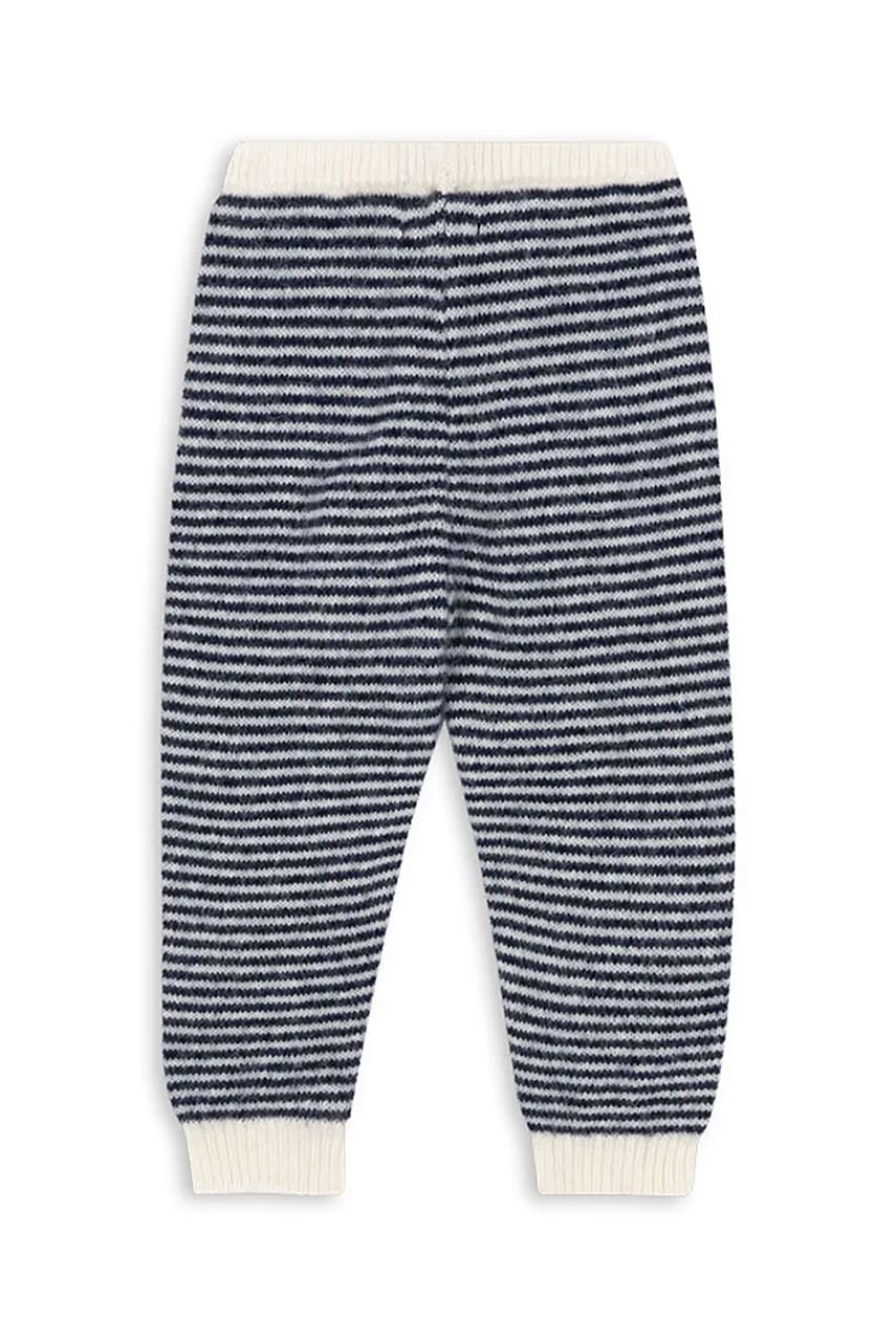Детские брюки с добавлением шерсти альпаки Konges Sløjd BERLE KNIT PANTS цвет синий узор KS103717 Детские брюки с добавлением шерсти альпаки Konges Sløjd BERLE KNIT PANTS цвет синий узор KS103717