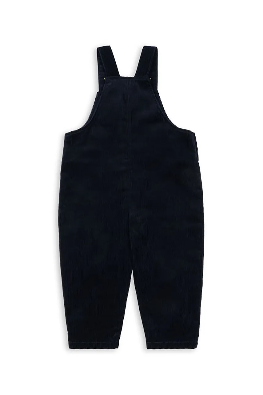 Детские хлопковые брюки Konges Sløjd SULLY OVERALL GOTS цвет синий однотонные KS104005 Детские хлопковые брюки Konges Sløjd SULLY OVERALL GOTS цвет синий однотонные KS104005