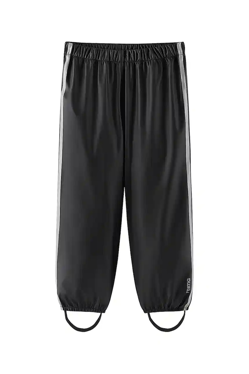 Reima pantaloni de ploaie pentru copii Oja culoarea negru, 5100027A
