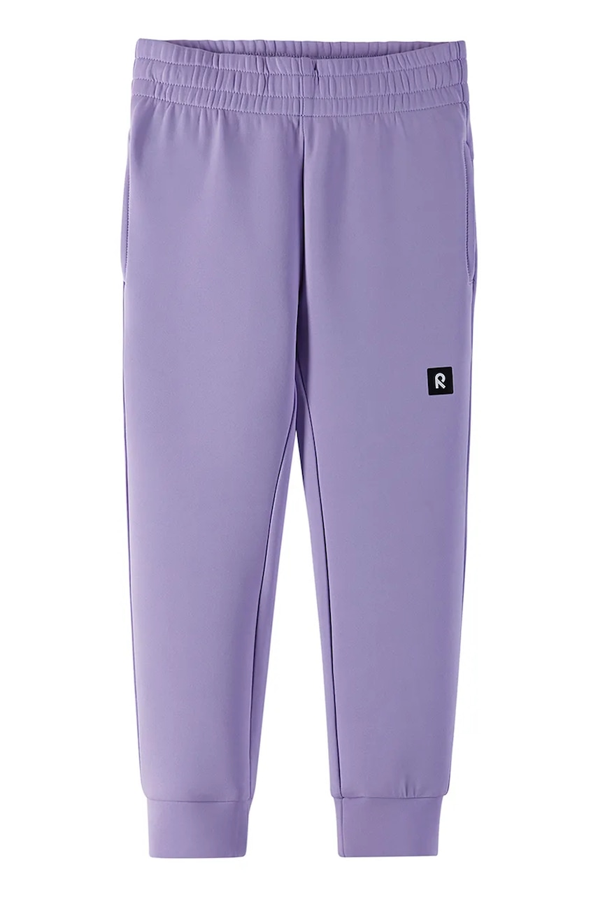 Reima pantaloni de trening pentru copii Letkis culoarea violet, uni, 5200266A