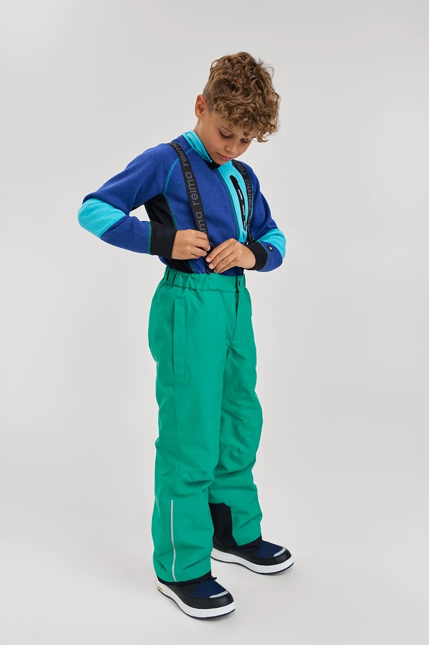 Reima pantaloni de schi pentru copii Proxima culoarea verde, 5100099B