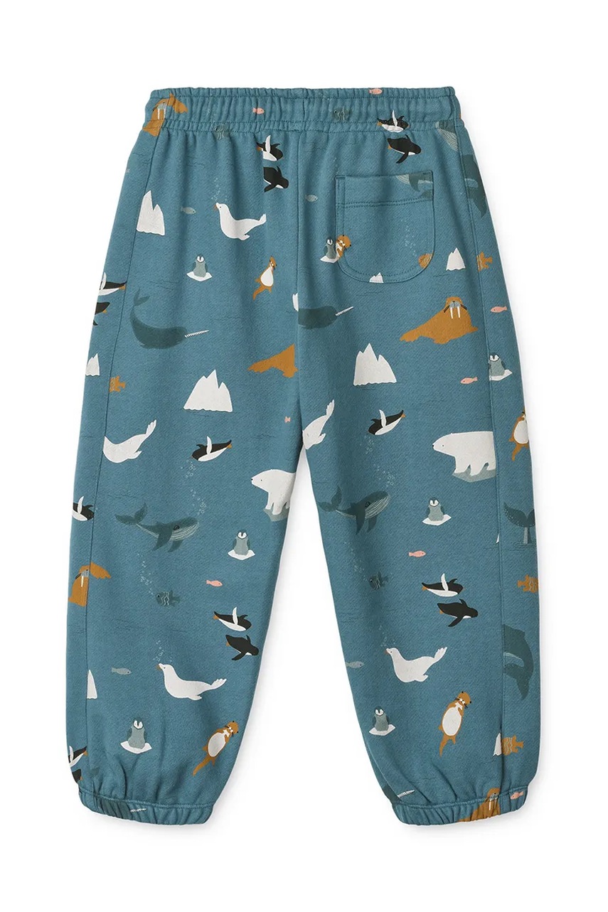 Детские хлопковые штаны Liewood Arlo Printed Sweatpants узор LW20074