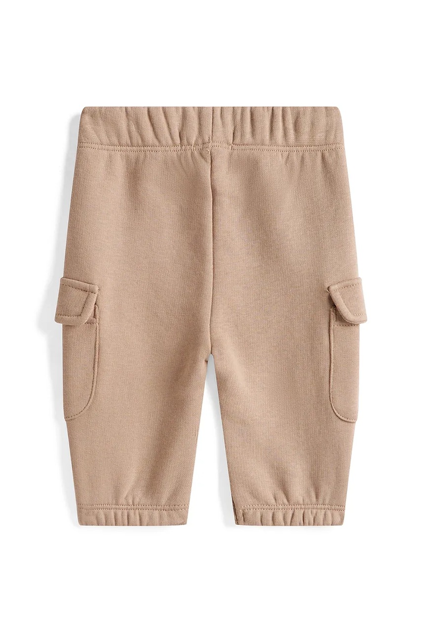 Детские спортивные штаны Tommy Hilfiger цвет коричневый однотонные KN0KN02113