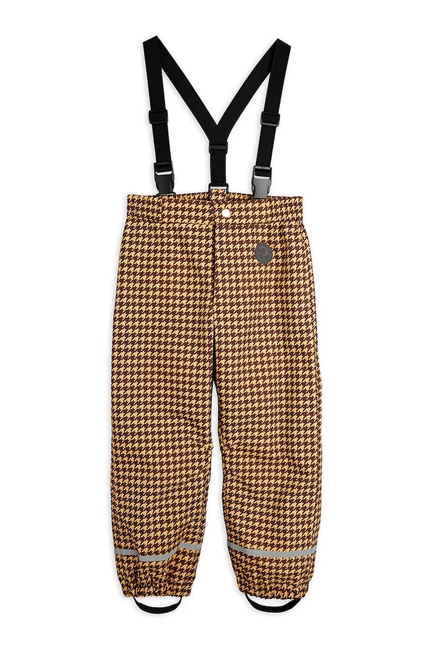 Mini Rodini pantaloni copii culoarea bej, 11000276