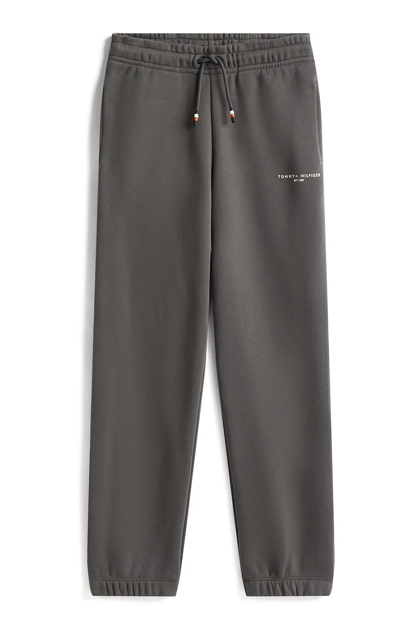 Детские спортивные штаны Tommy Hilfiger цвет чёрный однотонные KS0KS00662