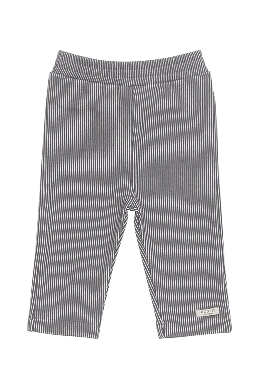 Хлопковые штаны для младенцев Donsje Teijs Trousers цвет серый узор 3042600
