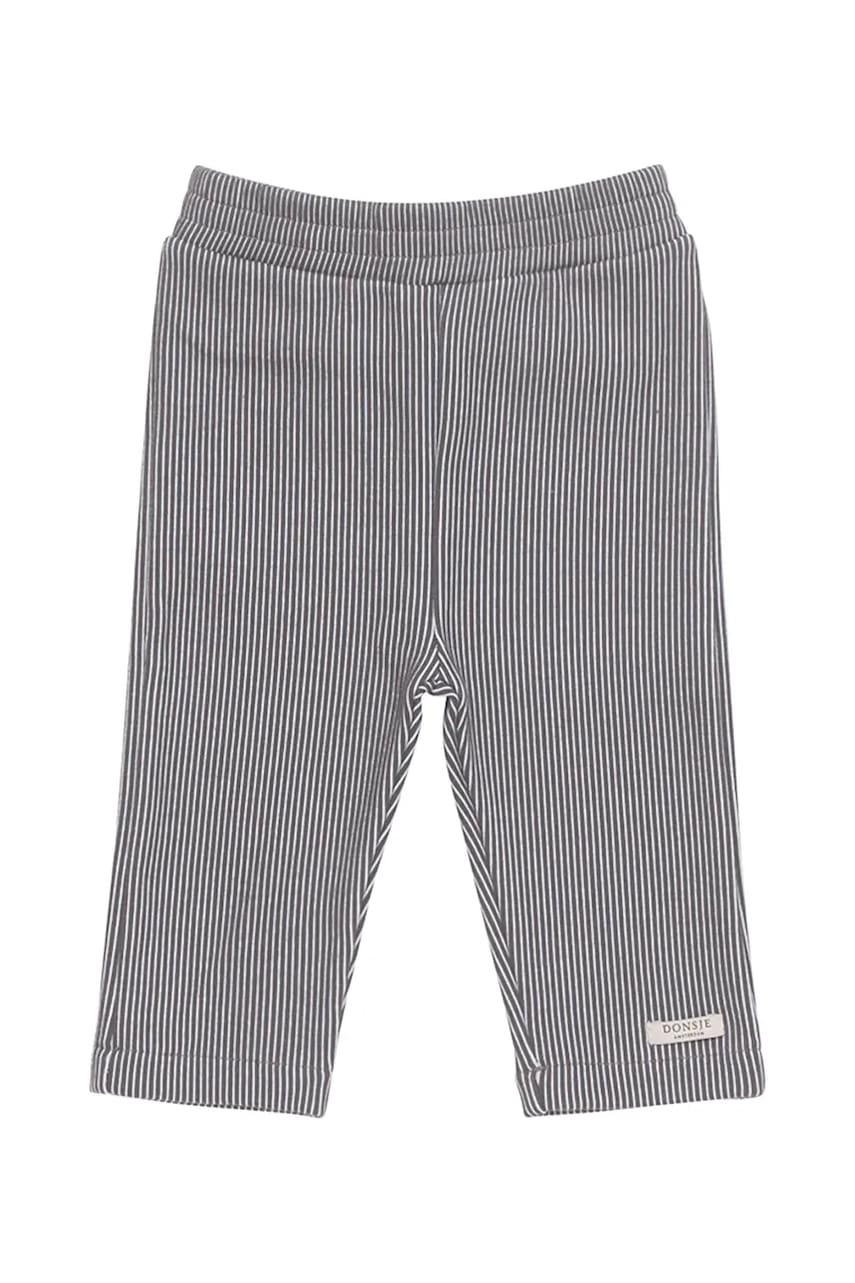 Хлопковые штаны для младенцев Donsje Teijs Trousers цвет серый узор 3042600 Хлопковые штаны для младенцев Donsje Teijs Trousers цвет серый узор 3042600