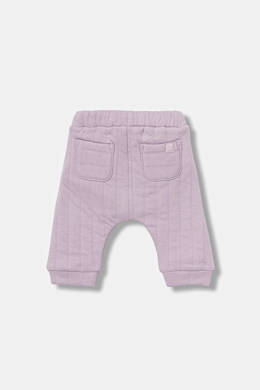 Детские спортивные штаны United Colors of Benetton цвет фиолетовый однотонные 3JOEAF02G