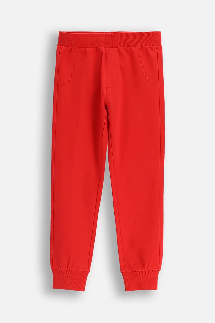 Coccodrillo pantaloni de trening pentru copii culoarea roșu, uni, EVERYDAY BOY A