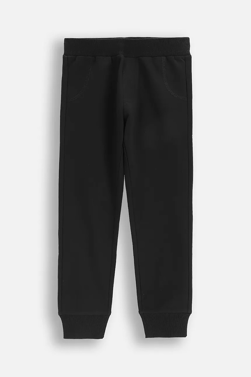 Coccodrillo pantaloni de trening pentru copii culoarea negru, uni, EVERYDAY BOY A