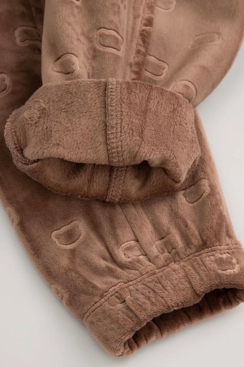 Dětské velurové tepláky Coccodrillo (obrázek 4)