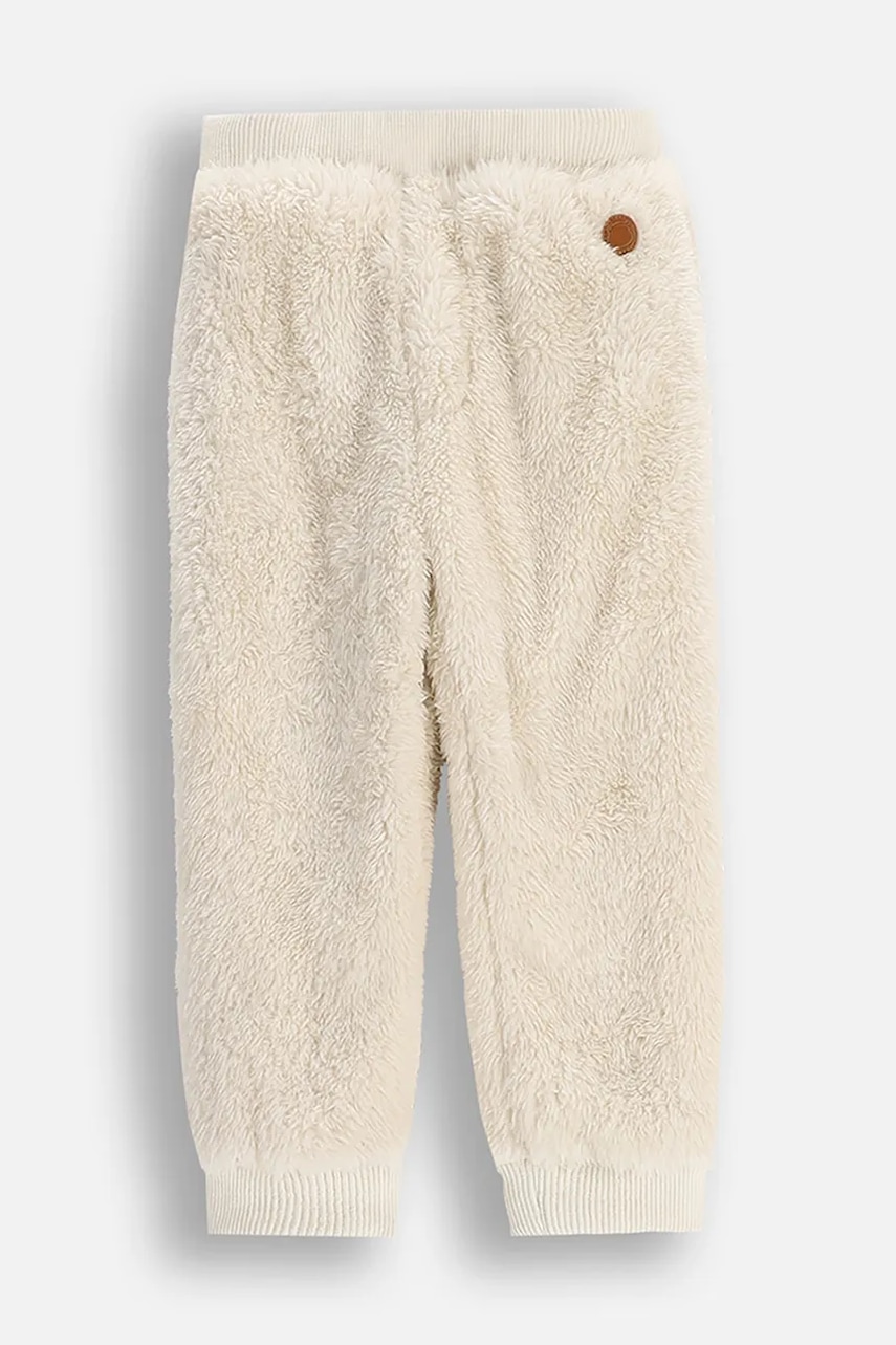 Coccodrillo pantaloni de trening din fleece pentru copii culoare bej neted PRIETENII PĂDURII BĂIEȚ NOU-NĂSCUT