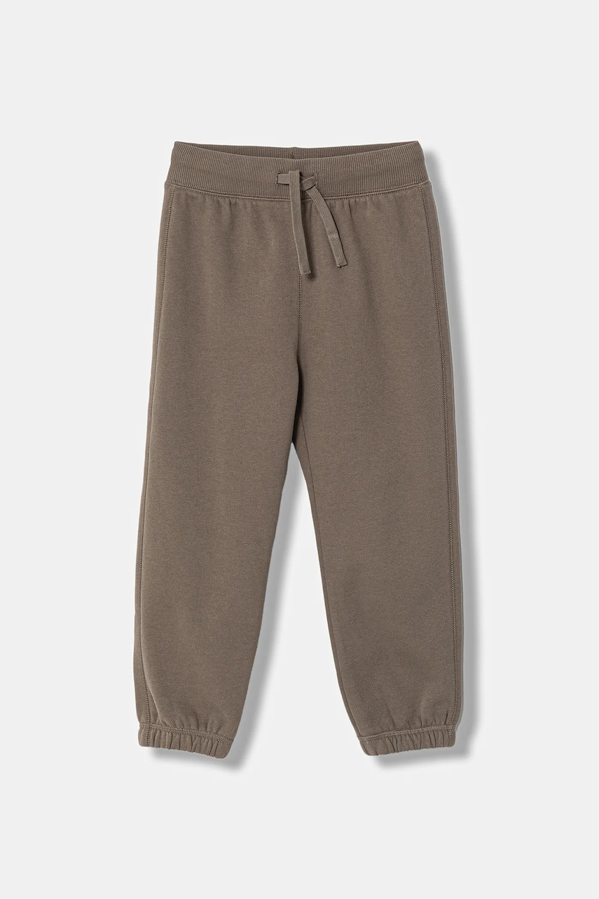 United Colors of Benetton pantaloni de trening pentru copii culoarea maro, uni, 3EB5CF05L