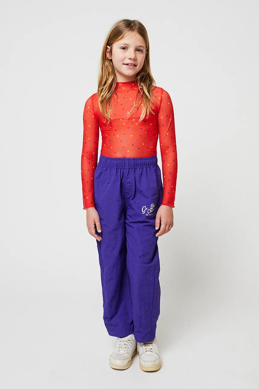 Bobo Choses pantaloni de trening pentru copii Go Bobo cu imprimeu, 225BC008