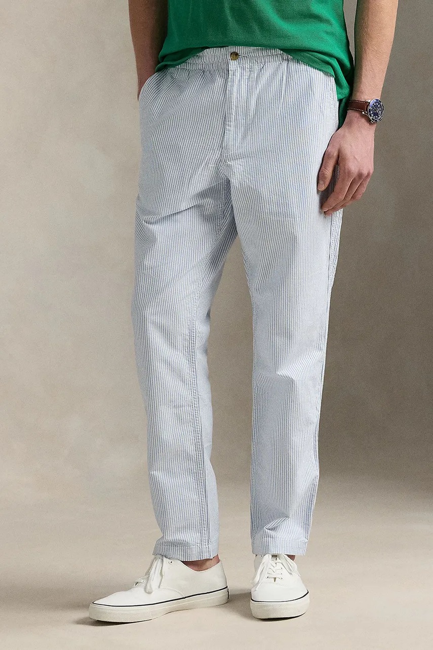 Хлопковые брюки Polo Ralph Lauren прямые 710972098
