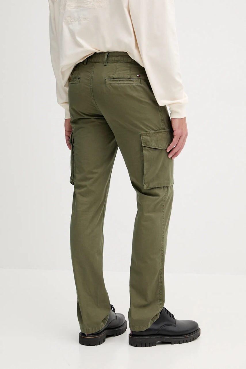 Βαμβακερό παντελόνι Tommy Hilfiger φωτογραφία