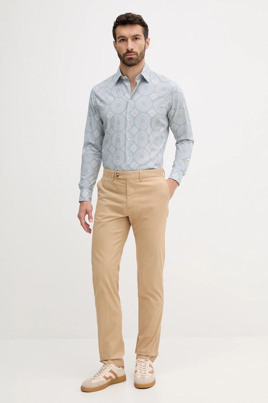 Брюки Tommy Hilfiger цвет зелёный фасон chinos MW0MW39726 Брюки Tommy Hilfiger цвет зелёный фасон chinos MW0MW39726
