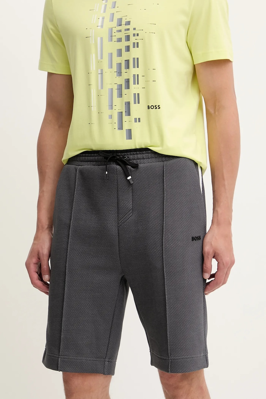 BOSS Green pantaloni scurți culoarea gri, 50543146