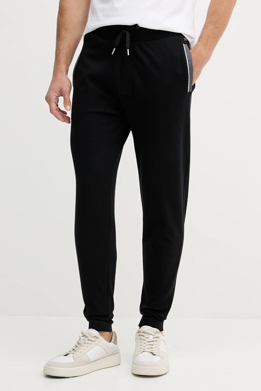 BOSS pantaloni de trening culoarea negru, uni, 50545579