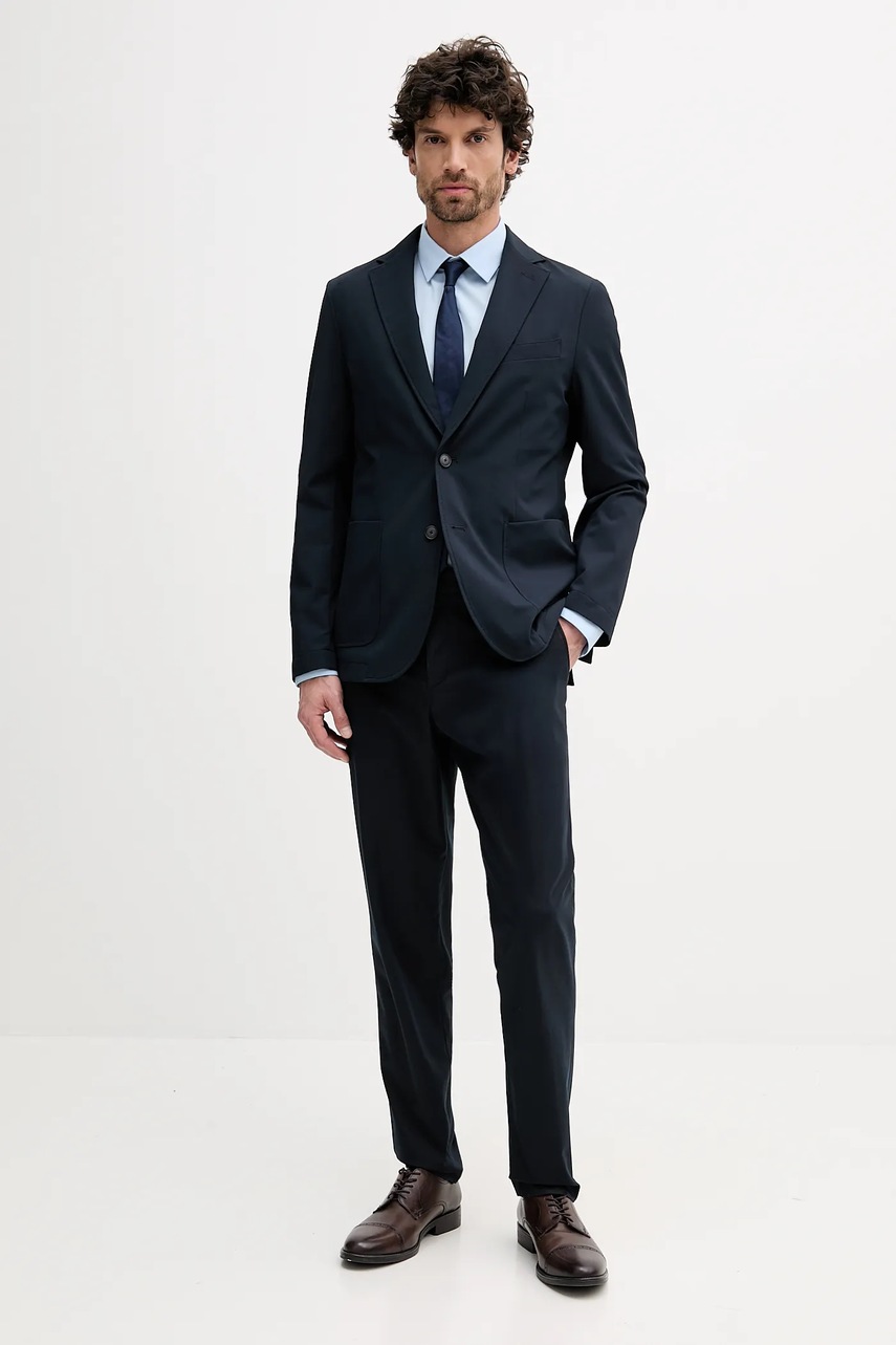 Брюки BOSS цвет синий фасон chinos 50544005 Брюки BOSS цвет синий фасон chinos 50544005