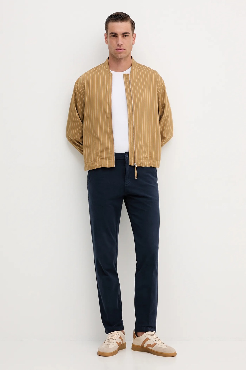 Брюки BOSS цвет синий фасон chinos 50543304 Брюки BOSS цвет синий фасон chinos 50543304