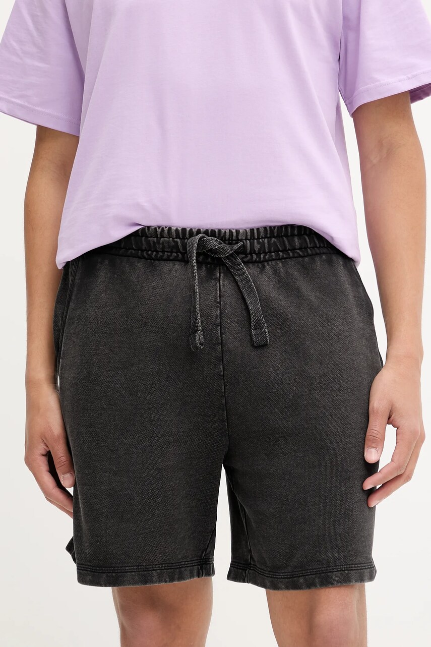 Hugo Blue pantaloni scurti din bumbac culoarea gri, 50542671