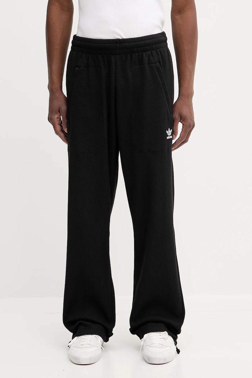 adidas Originals pantaloni de trening Essentials culoarea negru, uni, JW0975