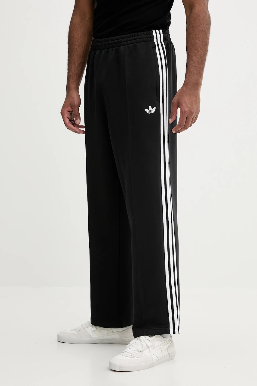 adidas Originals pantaloni de trening Spacer Drill Tp culoarea negru, cu imprimeu, JX1506