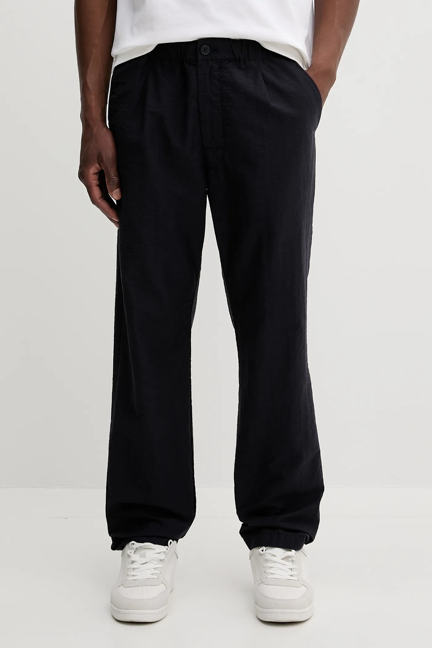 Marc O\'Polo pantaloni culoarea bleumarin, cu fason chinos, 5000006953