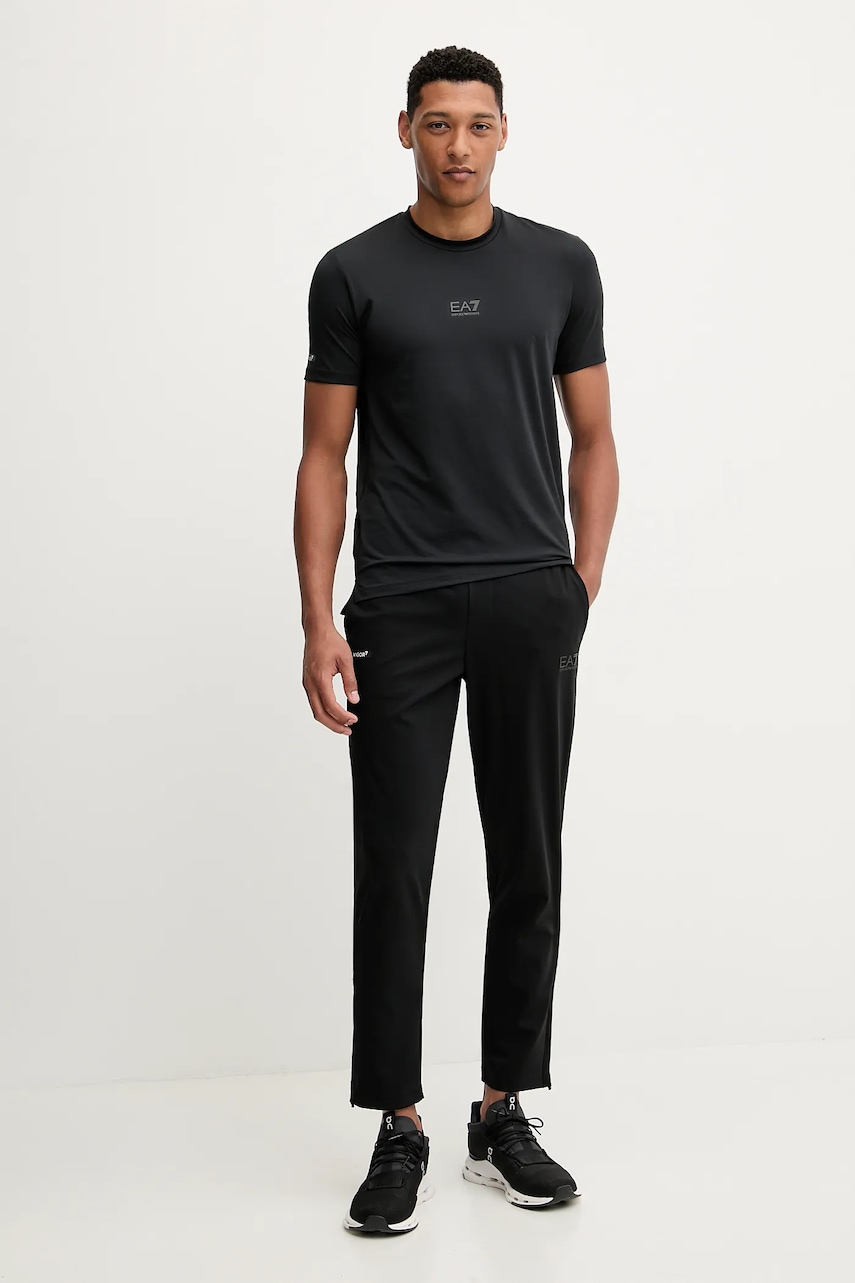 Тренировочные брюки EA7 Emporio Armani цвет чёрный однотонные AF13534.7M000592 Тренировочные брюки EA7 Emporio Armani цвет чёрный однотонные AF13534.7M000592