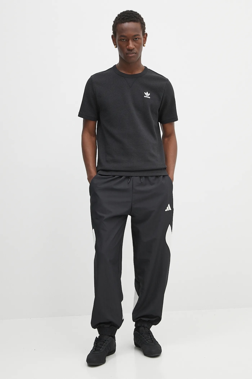 Спортивные штаны adidas M STA SEAS цвет чёрный узор JN1830 Спортивные штаны adidas M STA SEAS цвет чёрный узор JN1830