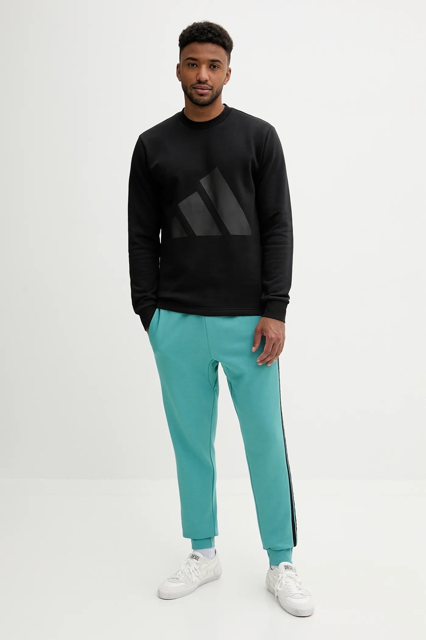 Спортивные штаны adidas Essentials цвет бирюзовый с аппликацией JX0711