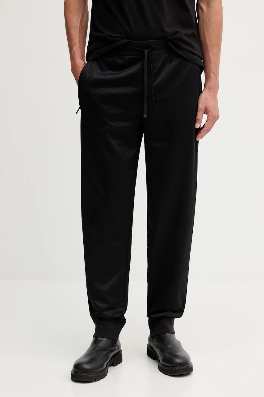 Armani Exchange pantaloni de trening culoarea negru, uni, XM001356 AF16259