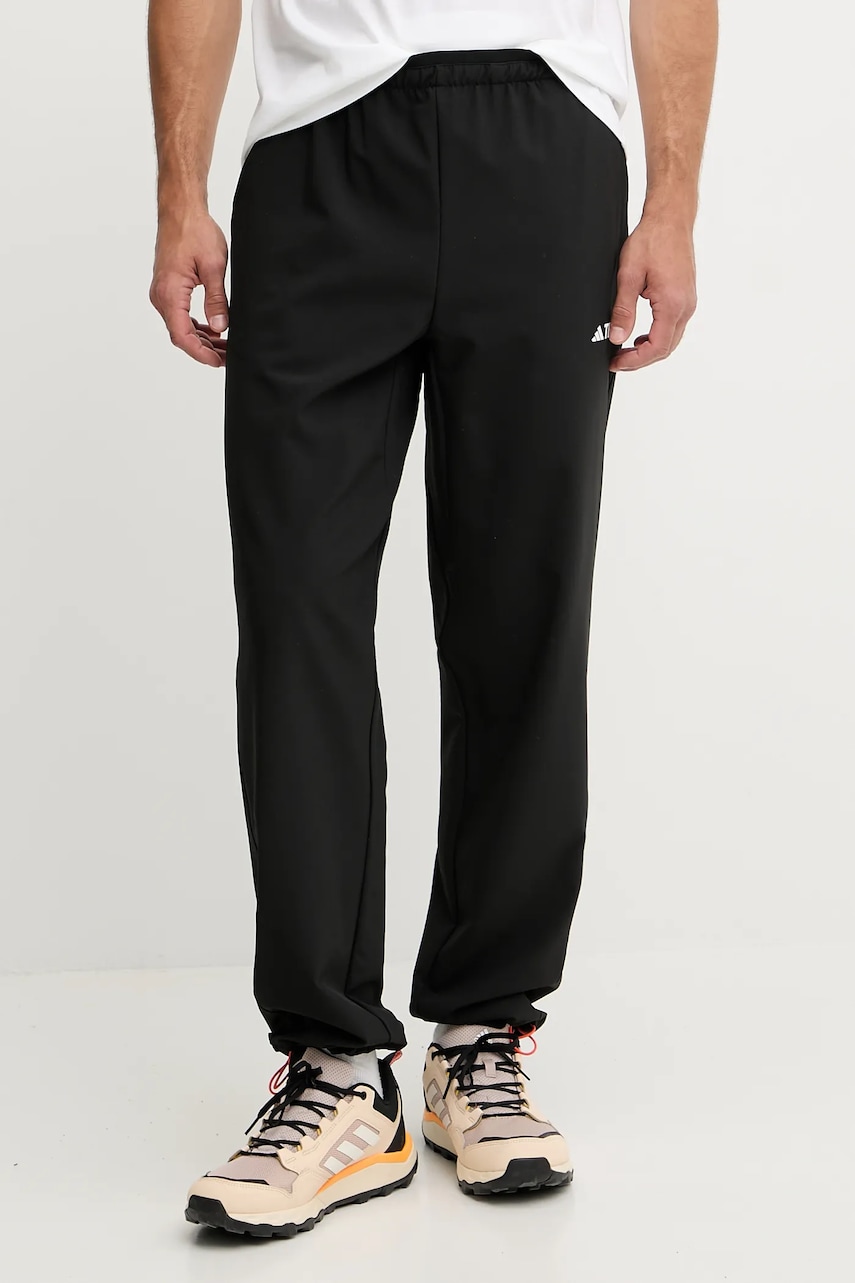 adidas TERREX pantaloni de exterior Liteflex culoarea negru, drept, JF3709