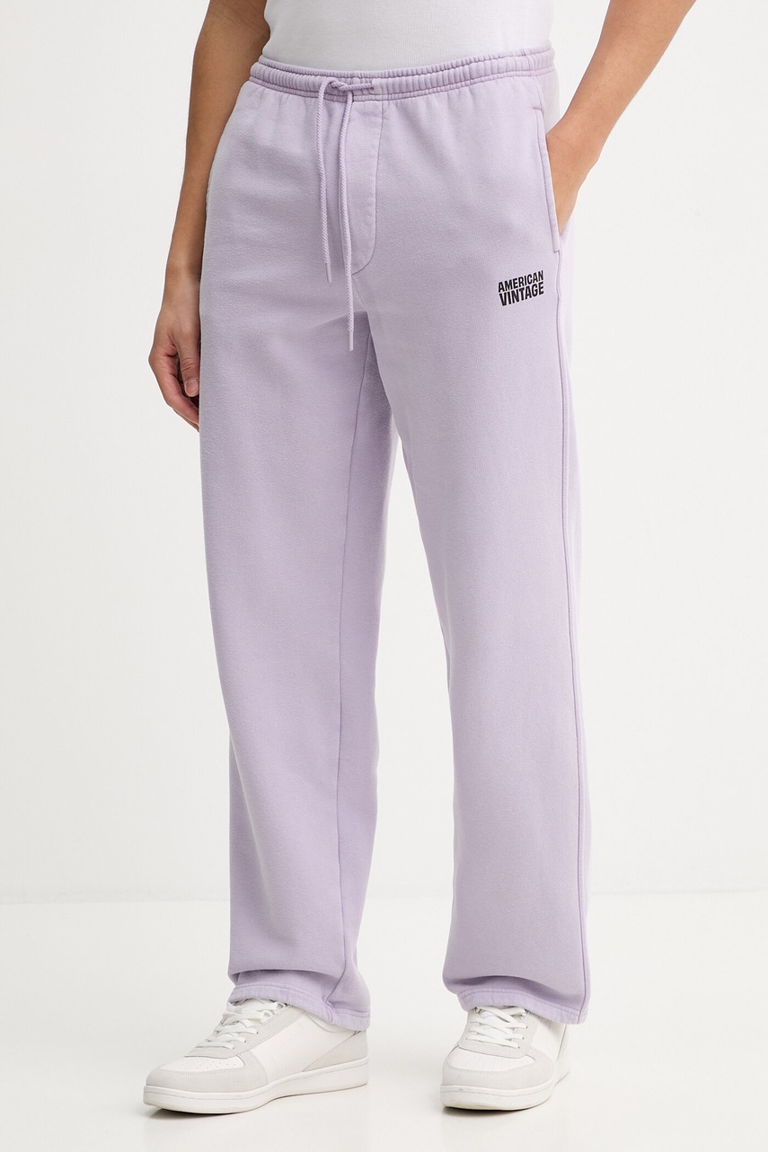 American Vintage pantaloni de trening din bumbac